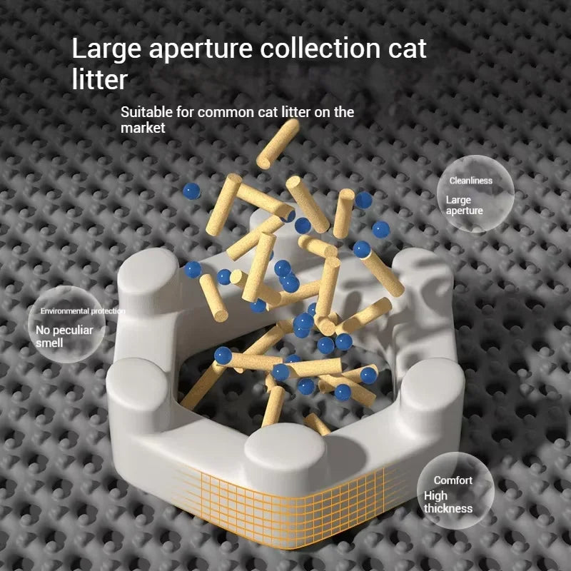 CleanCatch Double-Layer Litter Mat